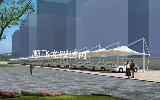 车棚膜结构