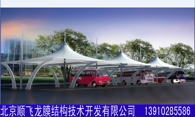 车棚膜结构