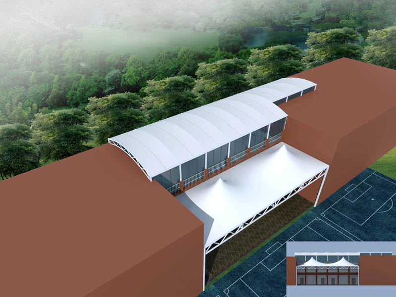 体育看台膜结构