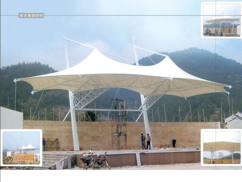 【永久性机场膜结构屋面设计】香港机场膜结